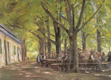 Un país brasserie brannenburg Baviera 1894 Max Liebermann Impresionismo alemán Pinturas al óleo